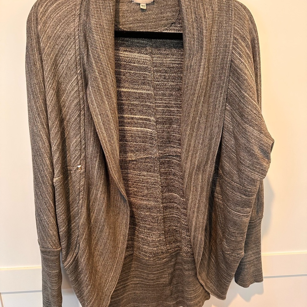 Wilfred Charcoal Knit Cardigan
